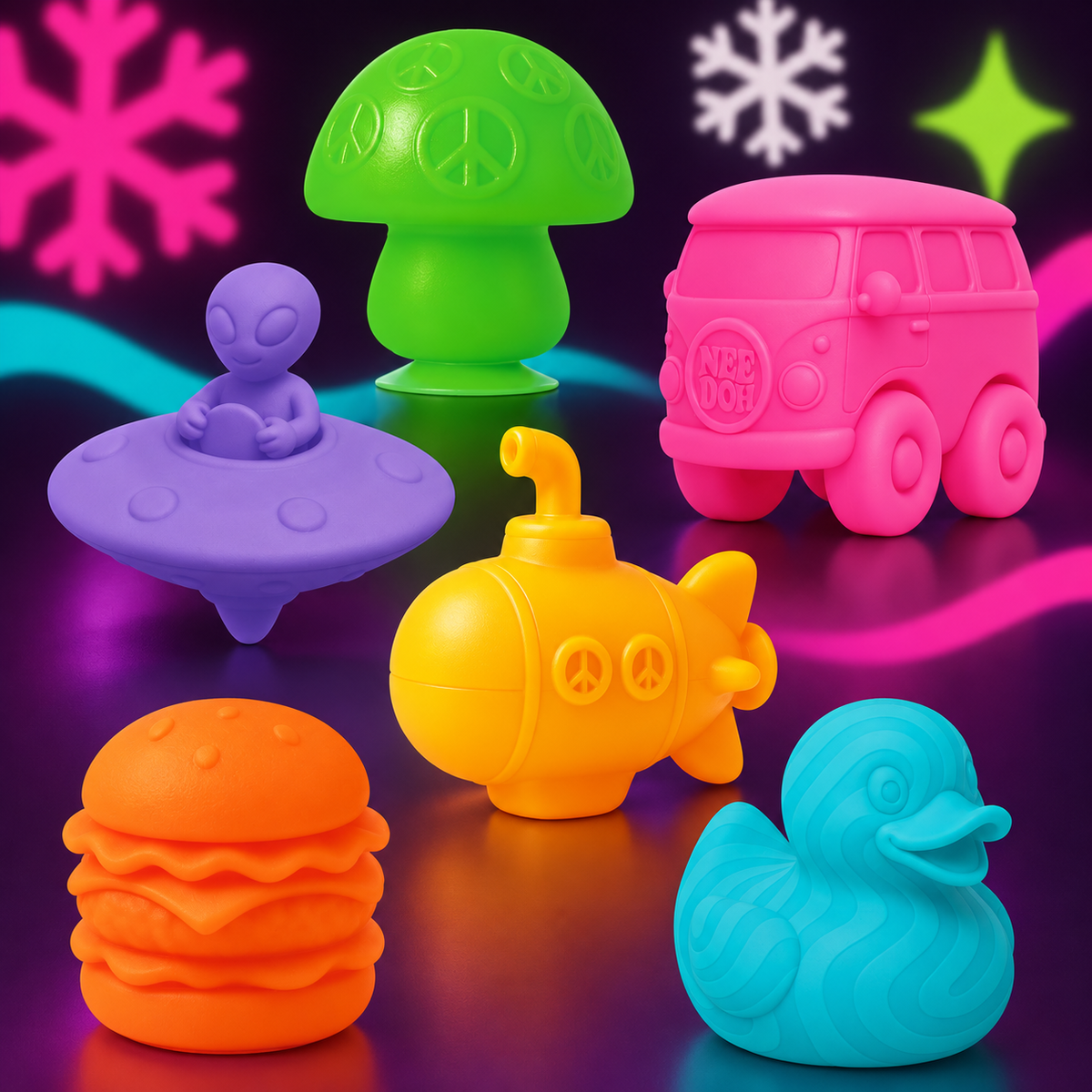 Colorful squishy surprise toys